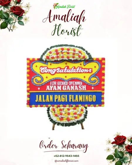 Sewa Papan Bunga Suka Agung